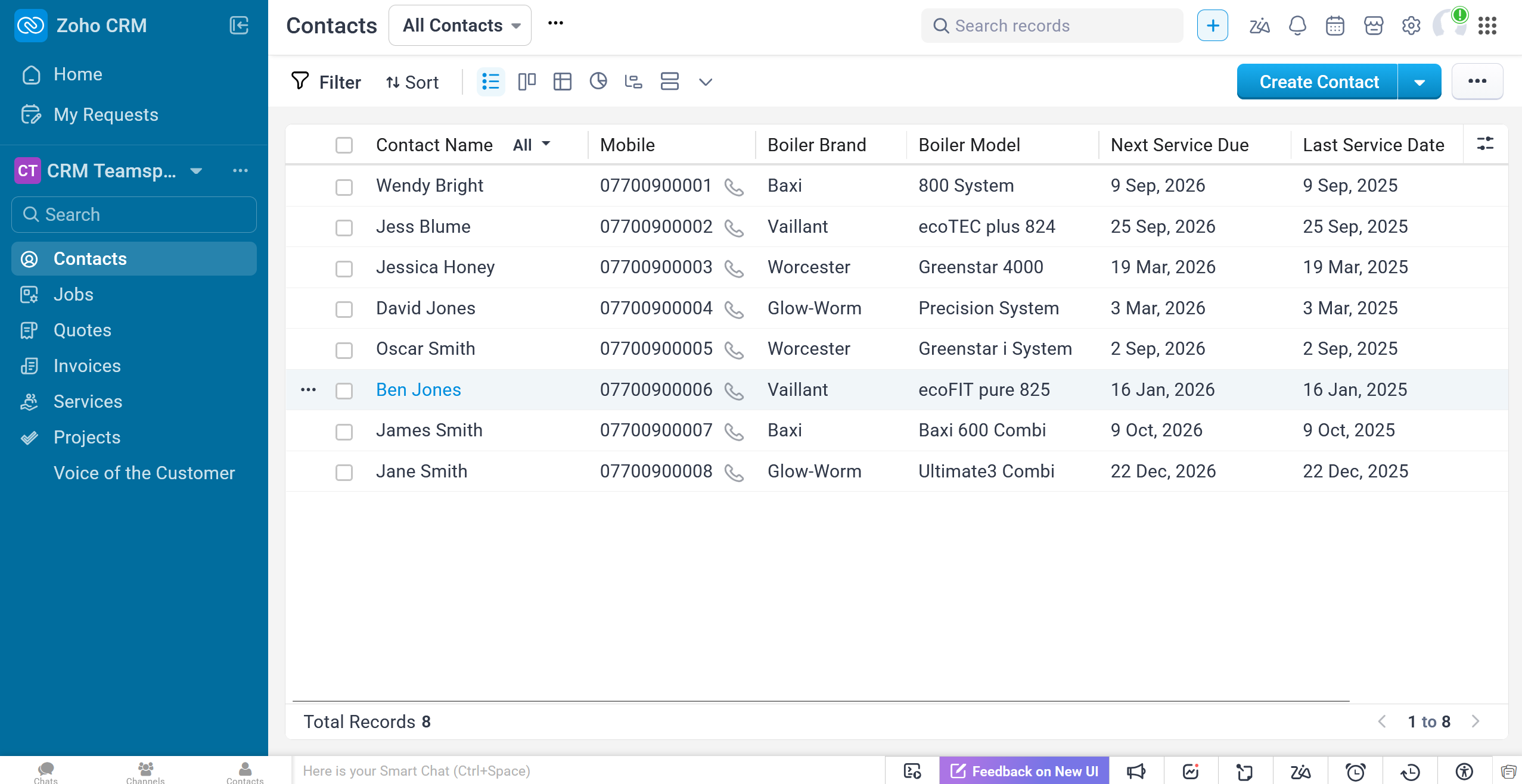 Service and Client Management Portal